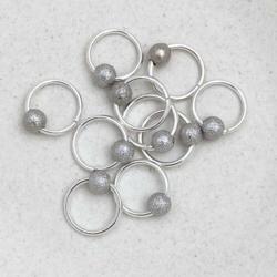 Dark Silver Stardust - fits needle 2-6 mm