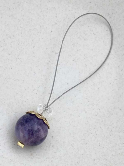 Swirl lavender jade  - fits needle 10-30 mm