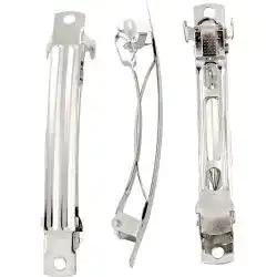 Hairclips silver-plated - 8 cm