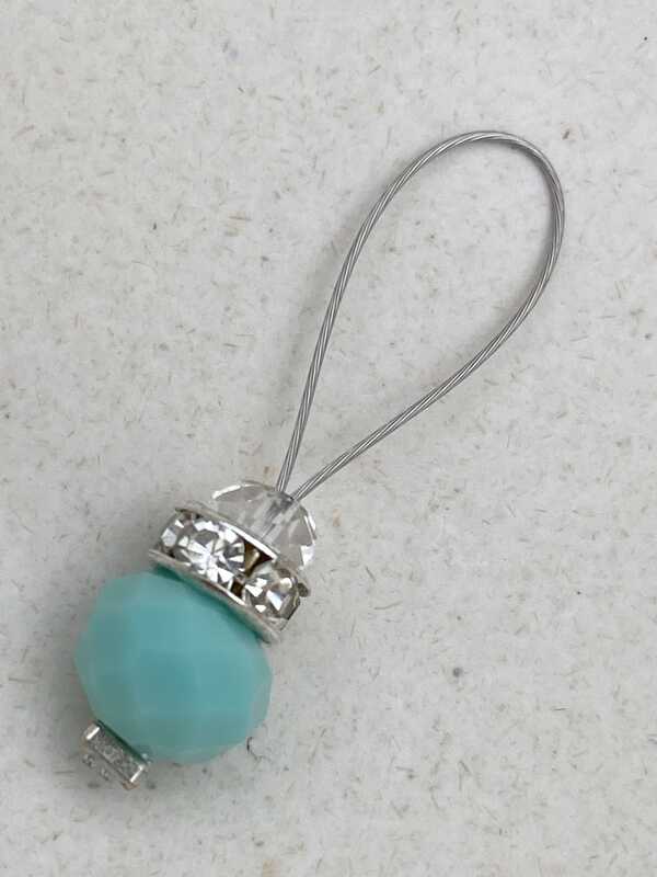 Symphony of turquoise and silver - fits needle 2-7 mm
