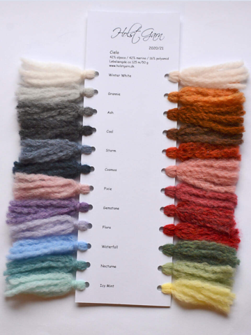 Cielo Shade cards 2020/21