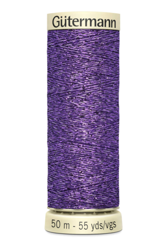Metallic Thread 10 Purple
