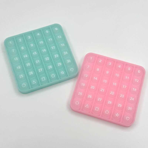 Pop-it counter in pastels