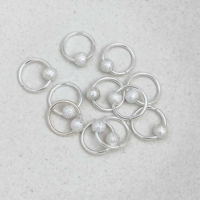 Light Silver Stardust - fits needle 2-6 mm